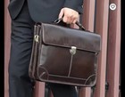 Genuine Leather Bag Satchel Briefcase Messenger Shoulder 15  Laptop Handmade