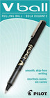 Pilot Vball Roller Ball Pens 12 Count Black Smooth Writing Ink Supply