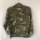 Vintage British Army Jacket Mens Medium Camo Combat Field Shirt 90s