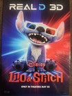 Lilo And Stitch Collectable Ticket Real D 3d Regal Exclusive