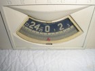 Vintage Detecto Inc  Metal White Kitchen Counter Top Scale 25 Lbs Brooklyn Ny