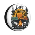 Spare Tire Cover For Rv Trailer Waterproof Vehicle Wheel Cover 15 Inch Camping