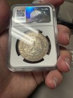 1928 A Germany Oak Tree 5 Mark Silver Ngc Au 58