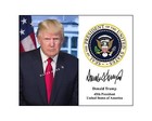 President Donald Trump 8x10 Signed Photo Print Autographed Presidential Seal