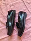 Vintage L l  Bean Black Leather Loafers  8 D Men   s   9 1 2 M Women   s
