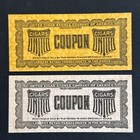 Two Vintage United Cigar Stores Company Of America 1 And 1 2 Coupons