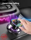Nulaxy Bluetooth Fm Transmitter Car Adapter Black