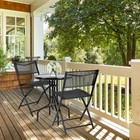 Topbuy 3-piece Patio Bistro Dining Furniture Set  Outdoor Patio Conversation