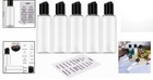 Lightweight 5 Pack Travel Size Toiletry Bottles - Easy Dispensing And Leakproof