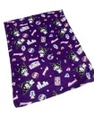 Kuromi   Friends Soft Silky Fleece Throw 40 x50  Kids Blanket    neon Kuromi   