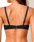 Women Underwire Bikini Top - Push Up Swim Top Only Bra Padded Black Sz M