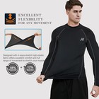 Men s Athletic Compression Shirts Long Sleeve Top Quick Dry Workout Gym Running