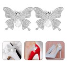  Rhinestone Butterfly Shoe Clip Fashion Shoes Clips Women s Rhinestones