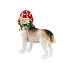 Beagle Holiday Resin Tabletop Figurine