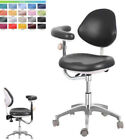 Dental Pu Leather Adjustable Doctor nurse Chair 360 Degree Rotation Qy600 Black