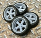 Resin 20 Inch     porsche Sportclassic    Model Car Wheels tires 1 24 1 25 Scale