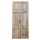 Pair Of Antique 42  Solid French Doors  Late 1800 s  Ned2571