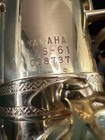 Yamaha Yas-61 Pro Saxophone Purple Logo Early Serial   008737 Case Reeds Extras