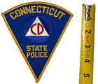 Connecticut State Police Civil Defense Shoulder Patch - Vintage