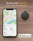 Atuvos Air Tracker Tags-4 Pack  Bluetooth Luggage Tracker Works With Apple Find