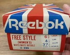 Vintage 1980   s Reebok Freestyle Classic Shoes All White Deadstock 6 5 Nib