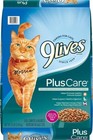 9lives Plus Care Dry Cat Food  12 Lb  Bag