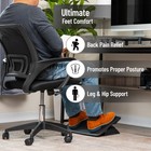 Foot Rest  Foot Stool  Under Desk At Work  Ergonomic  Height Adjustable  Office 