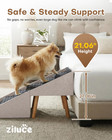 Split Ottoman Dog Ramp For Bed And Couch  21 06  H Non Slip Dog Stairs