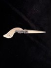 Vintage  Mexico 925 Sterling Silver Letter Opener Spiral Fluted Wave Design