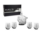 Halo Infinite Master Chief Helmet 6-piece Whiskey Decanter Set With Glasses