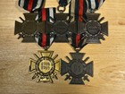 One Ww1 German Hindenburg Combatants Cross With Ribbon  read Description 