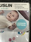 Summer Infant Soft Muslin Changing Pad Cover White Owl Butterfly New In Package