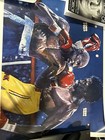 Marvelous Marvin Hagler Hand Signed Gold Paint Pen Poster Rip 2021 Grad Q o  Loa