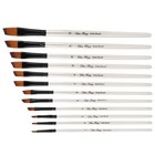 2 12pcs Drawing Brush Pen Set Art Gouache Water Color Oil Painting Kit Tools