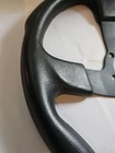 Vtg   5 Bolt Steering Whee 13 5in Black Leather  Excellent Condition 