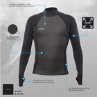 New Wetsox Mens Wetsuit Top Jacket Size Medium  fits Like Small  - Msrp  75