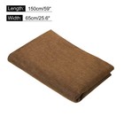Brown Speaker Mesh Grill Stereo Fabric Dustproof 65cm X 150cm 25 6  X 59 