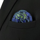 Multicolor Mens Pocket Square Large Paisley Handkerchief For Business Wedding
