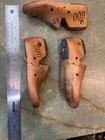 3 Vintage Wooden Shoe Lasts Cobbler Forms Model 600 Hinged Usa