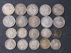 Lots Of 20 Hong Kong 5 Cents  10 Cents Silver Coins  Circulated 