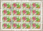 Equatorial Guinea Used Panes Of 16  Flowers