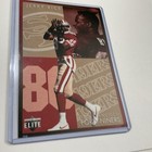Vintage Nfl Jerry Rice Elite Series Promo Poster Card 49er s 4x6