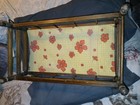 Vintage 1940s Cass Toys Wooden Spindle Rocking Baby Cradle