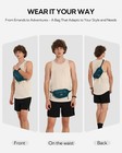 Waterfly 1 5l Fanny Pack - Rfid   Water Resistant For Travel   Sports