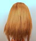 Barbie Doll Wig Size 4 Silky Viscose Ooak Custom  196 Gingerbread Red