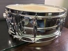 Ludwig Lr720 Rocker 8-lug 5x14 B w Badge Chrome Steel Snare Drum   Pad Stand Bag