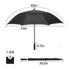 62 68 Inches Golf Umbrella Automatic Open Windproof Waterproof Large Double C   