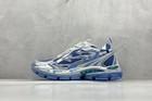 Off Arrow White Be Right Back Unisex Sneakers Silver Blue