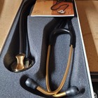 Littmann Master Cardiology Stethoscope  Black   Brass 2175