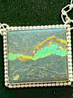Blackjack Turquoise  Sterling Silver Necklace